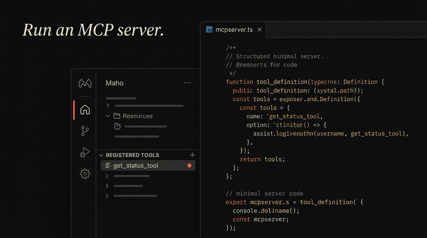 A custom MCP server registered in Maho